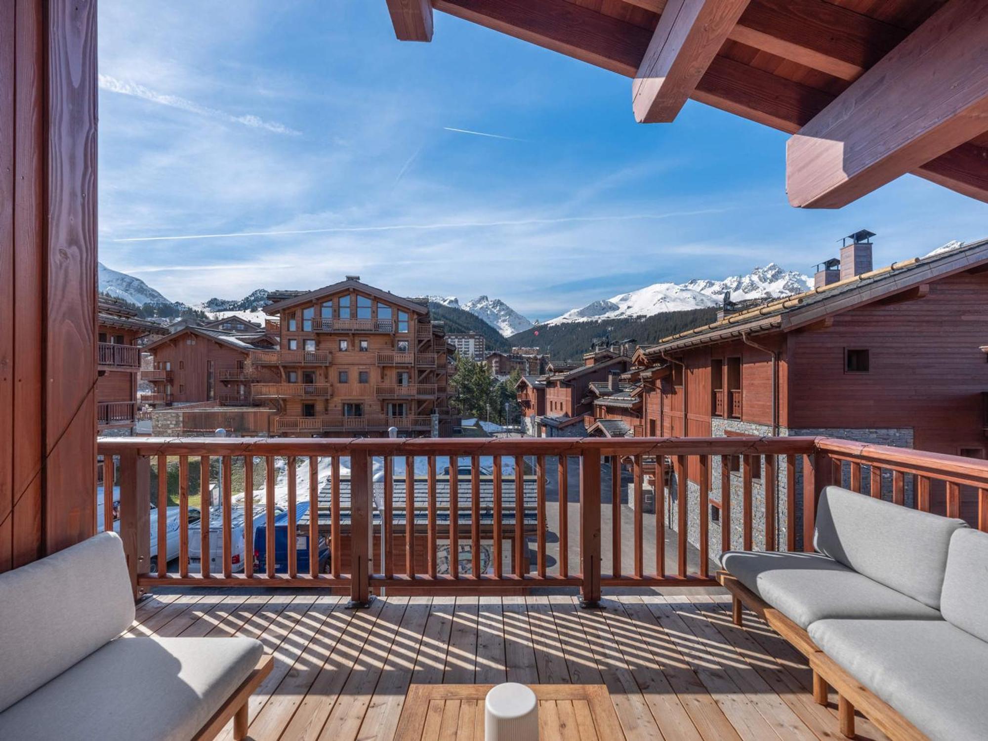 Chalet Luxueux Avec Jacuzzi Interieur A 400M Des Pistes - Fr-1-563-141 Villa Courchevel Exteriör bild